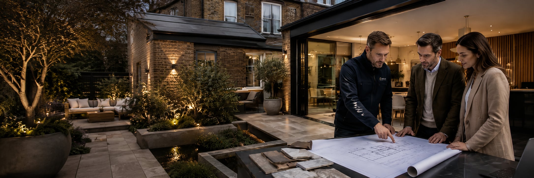 High-end joinery detail in a luxury London home refurbishment